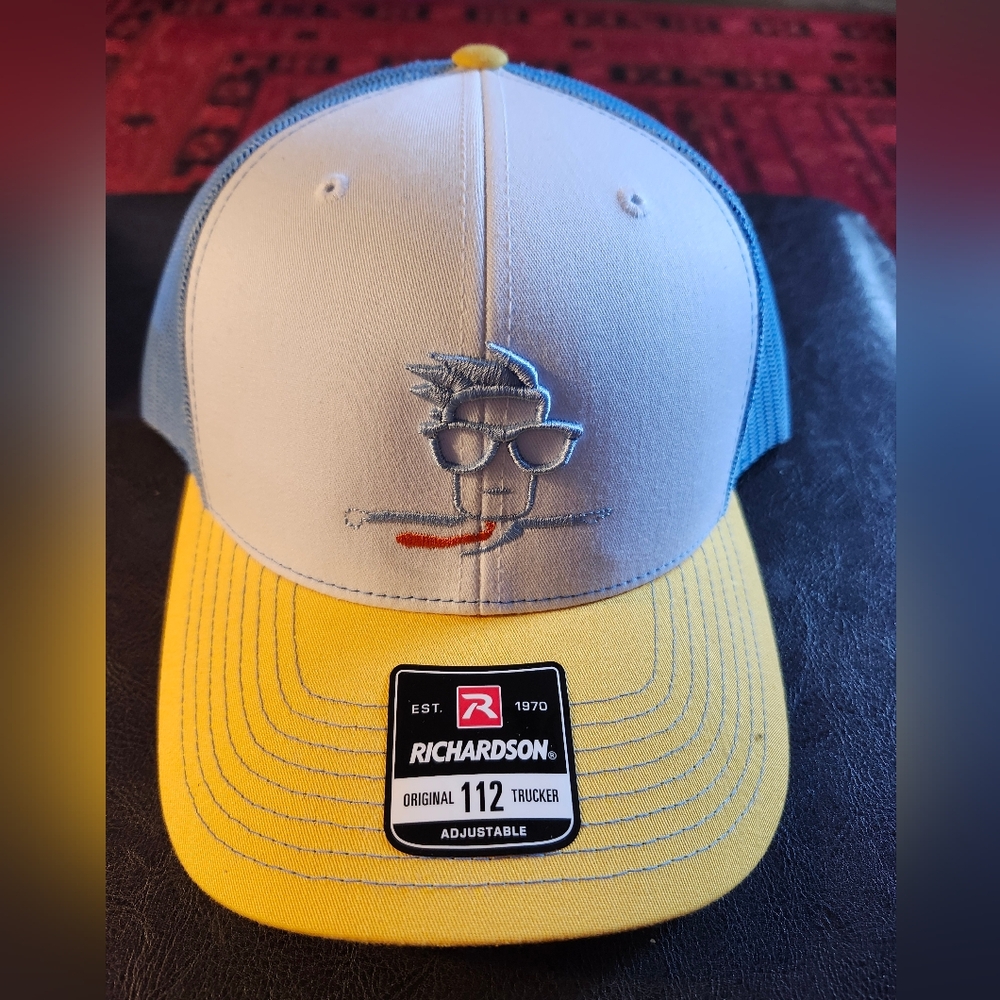 Richardson Blue and Yellow Trucker Hat